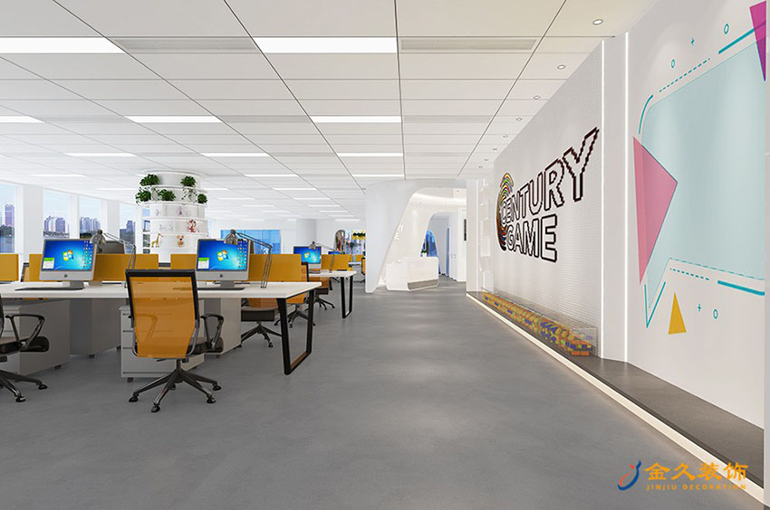 辦公區(qū)裝修設計效果圖