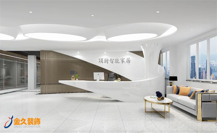 辦公室前臺(tái)裝飾用什么材料好？