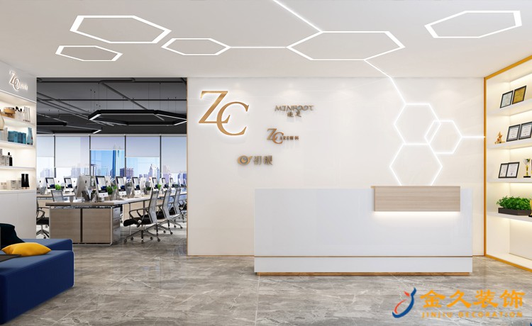 辦公室前臺裝修效果圖 辦公室前臺裝修效果圖
